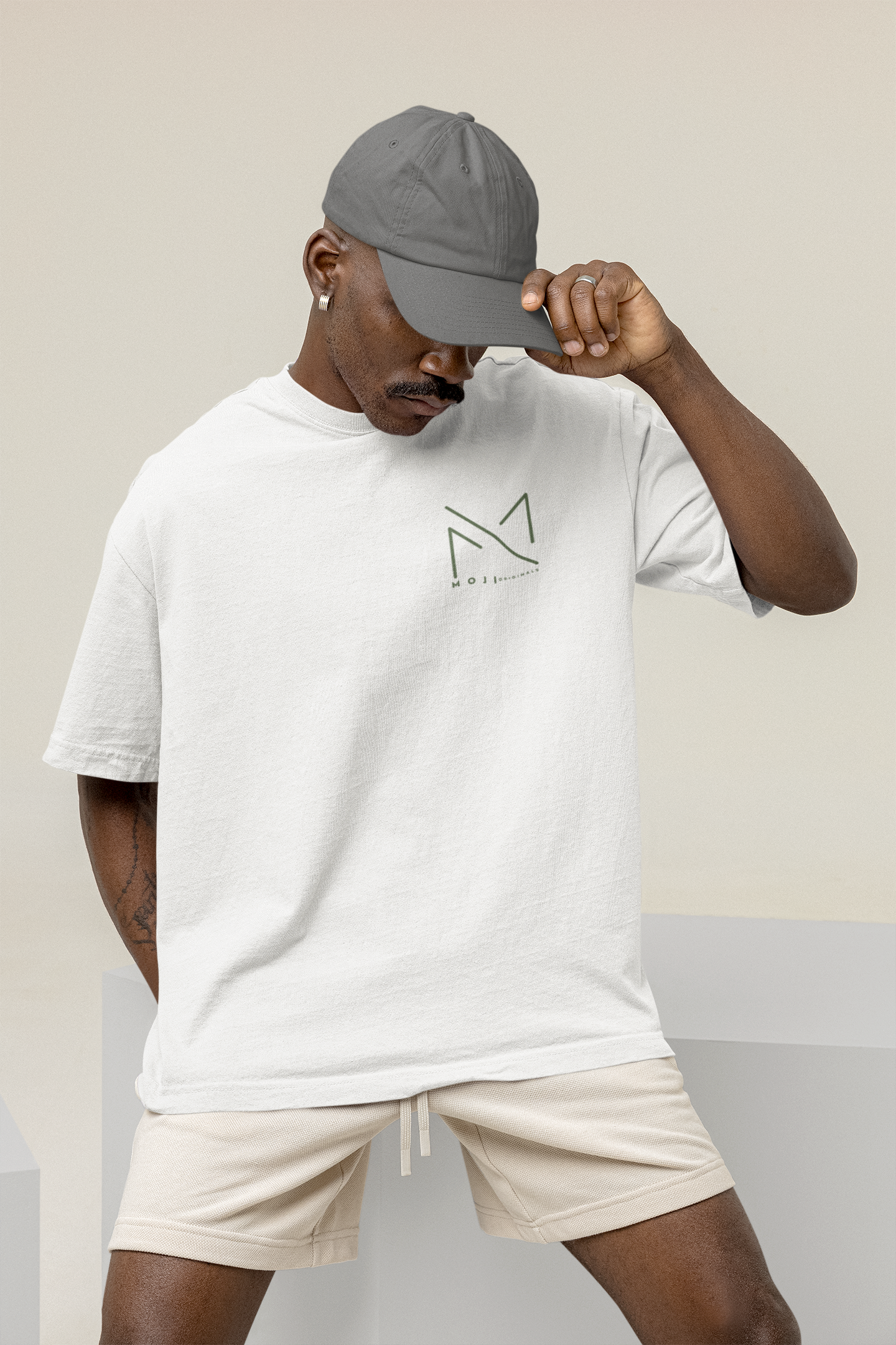 MOJI Oversized Shirt Classics Green MO6 240 GSM